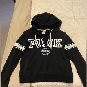 Pink L three quarter zip